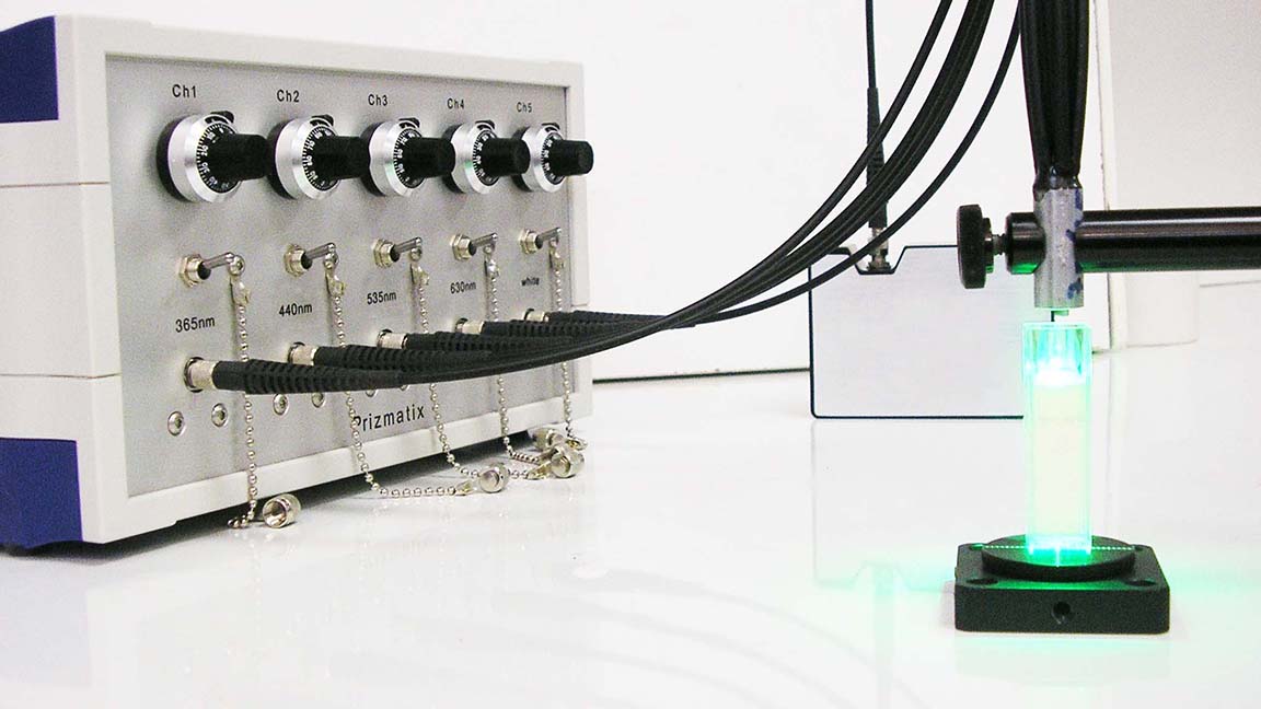 Uv Violet Blue Green Yellow Red Nir Led Fiber Coupled Led Light Sources