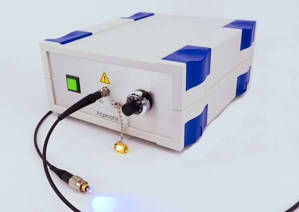 Optogeics Fiber Coupled Blue Led Light Irradiance Of 440 Mw Mm